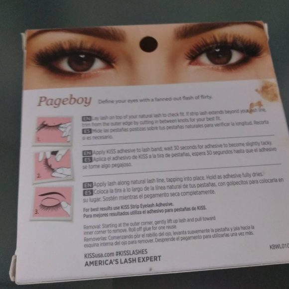 Kiss Blow Out Lash Pageboy Lashes Falsies 72454 KB - Picture 4 of 4